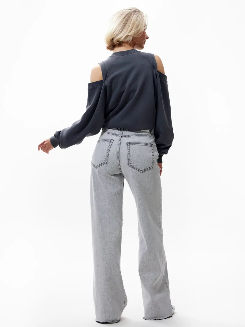 Loose Fit Jeans van Catwalk Junkie, kleur Light Grey