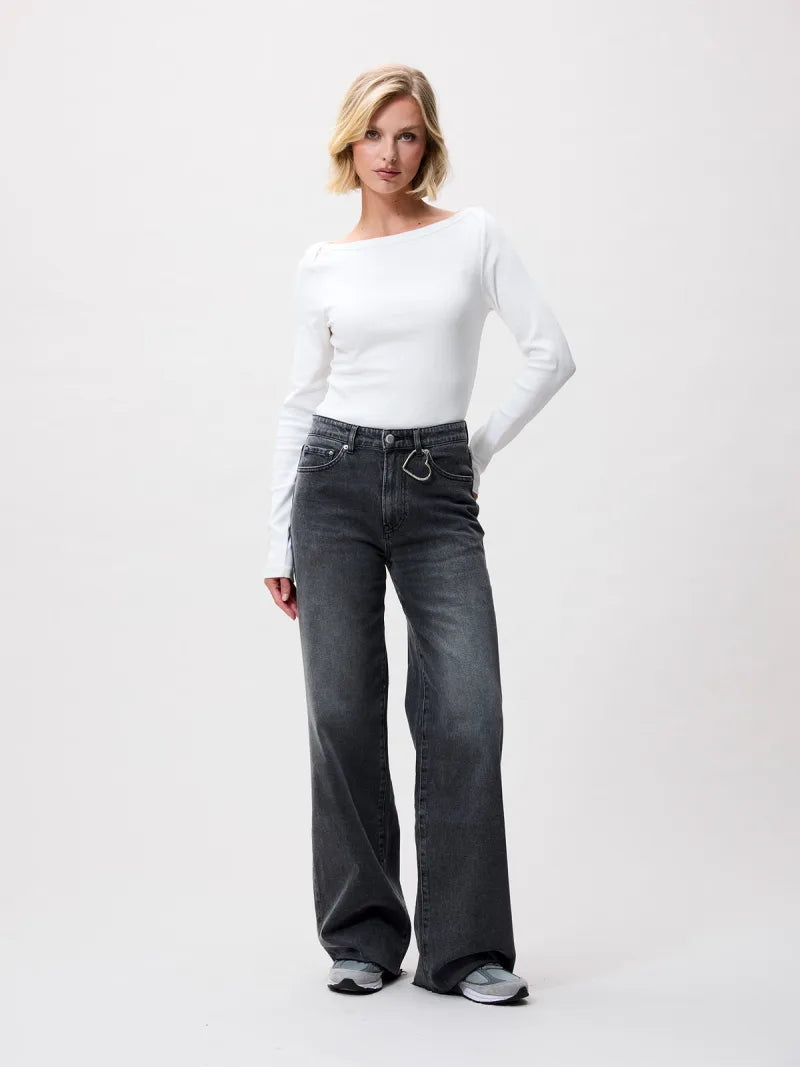 Loose Fit Jeans van Catwalk Junkie, kleur Dark Grey