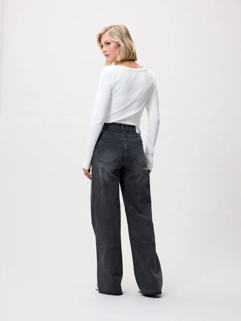 Loose Fit Jeans van Catwalk Junkie, kleur Dark Grey