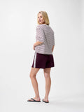 Loose Fit Striped Tshirt van Catwalk Junkie, kleur Winetasting