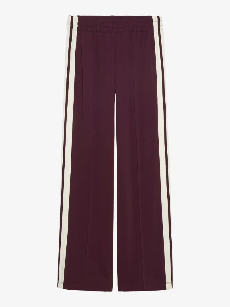 Side Button Tracksuit Trousers van Catwalk Junkie, kleur Winetasting