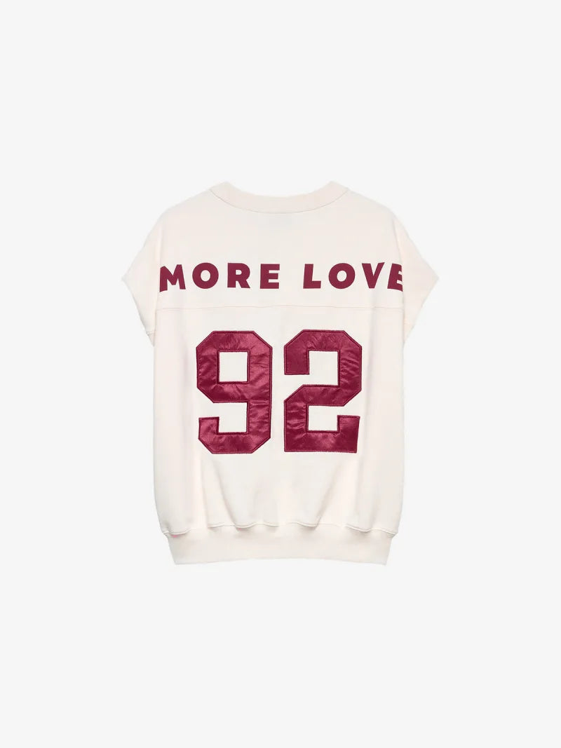 Sleeveless Graphic Sweater van Catwalk Junkie, kleur Egret