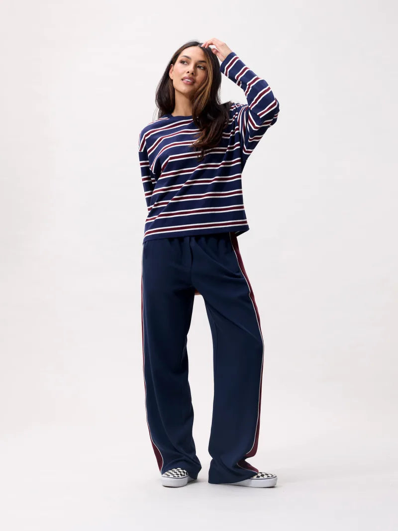 Striped Long Sleeve van Catwalk Junkie, kleur Navy Blazer