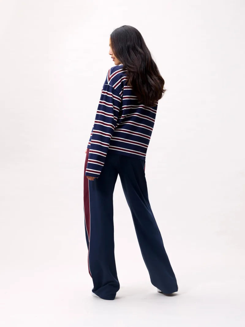 Striped Long Sleeve van Catwalk Junkie, kleur Navy Blazer