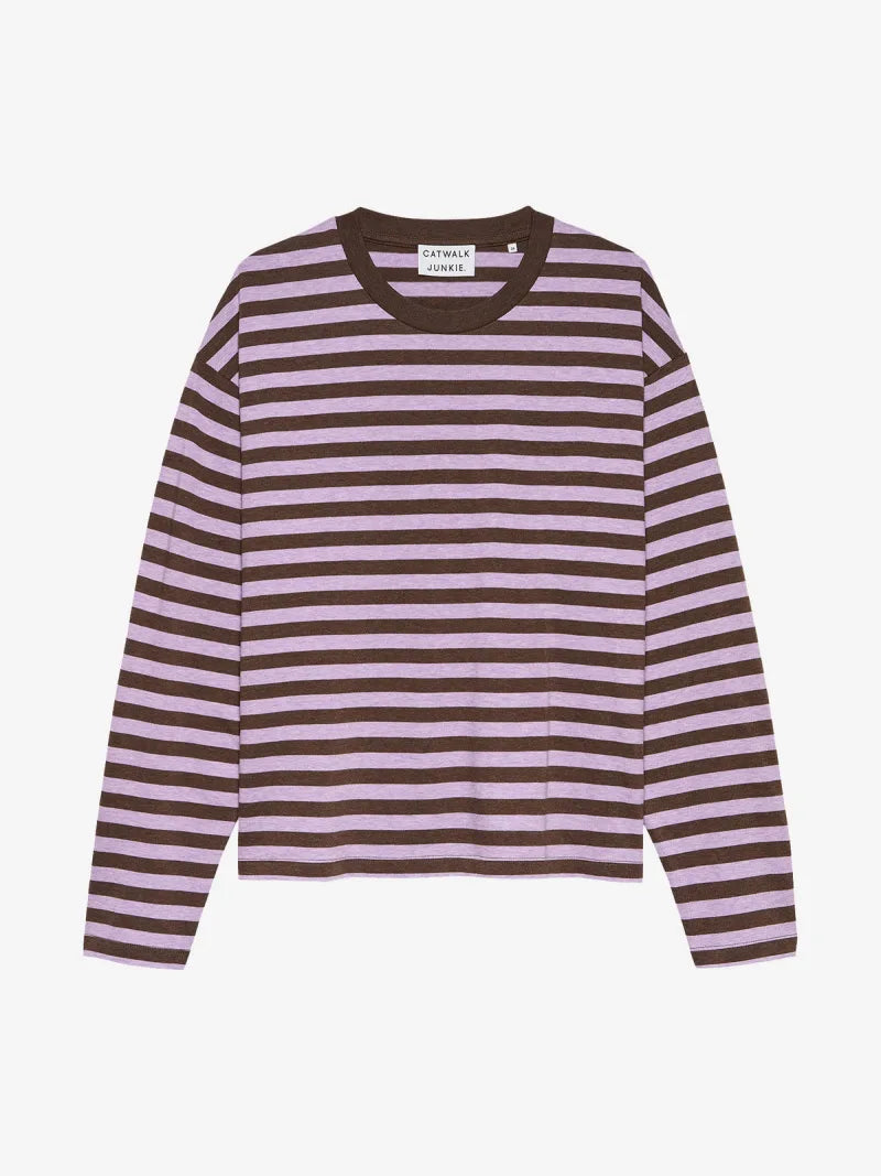 Striped Long Sleeve van Catwalk Junkie, kleur Rhapsody