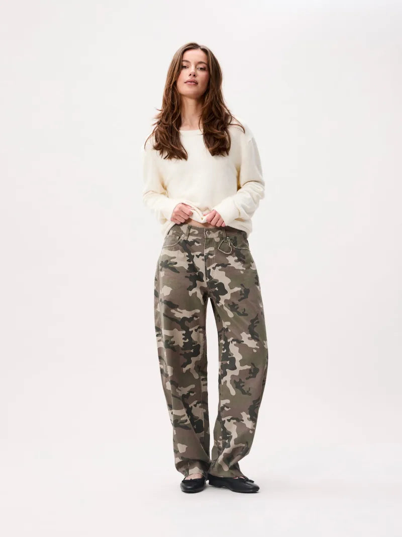 Super Barrel Fit Camo Jeans van Catwalk Junkie, kleur Mountain View
