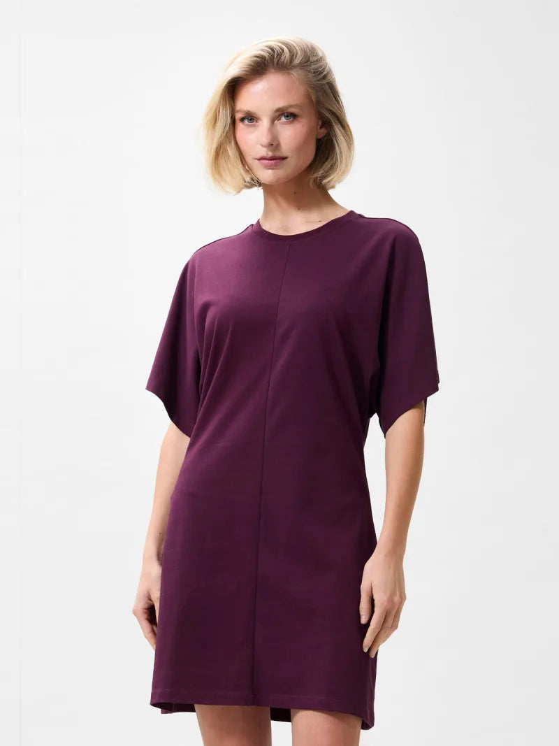 T-Shirt Dress van Catwalk Junkie, kleur Winetasting