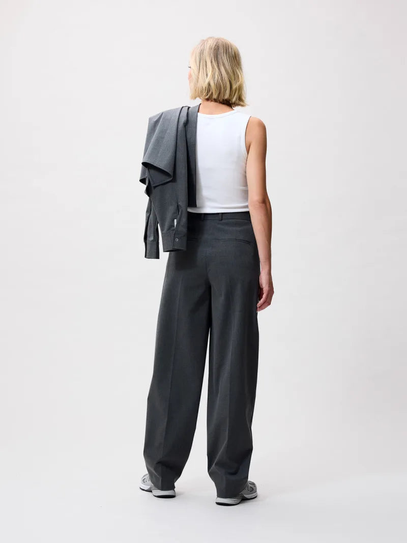 Tapered Trousers van Catwalk Junkie, kleur Dark Grey Melange