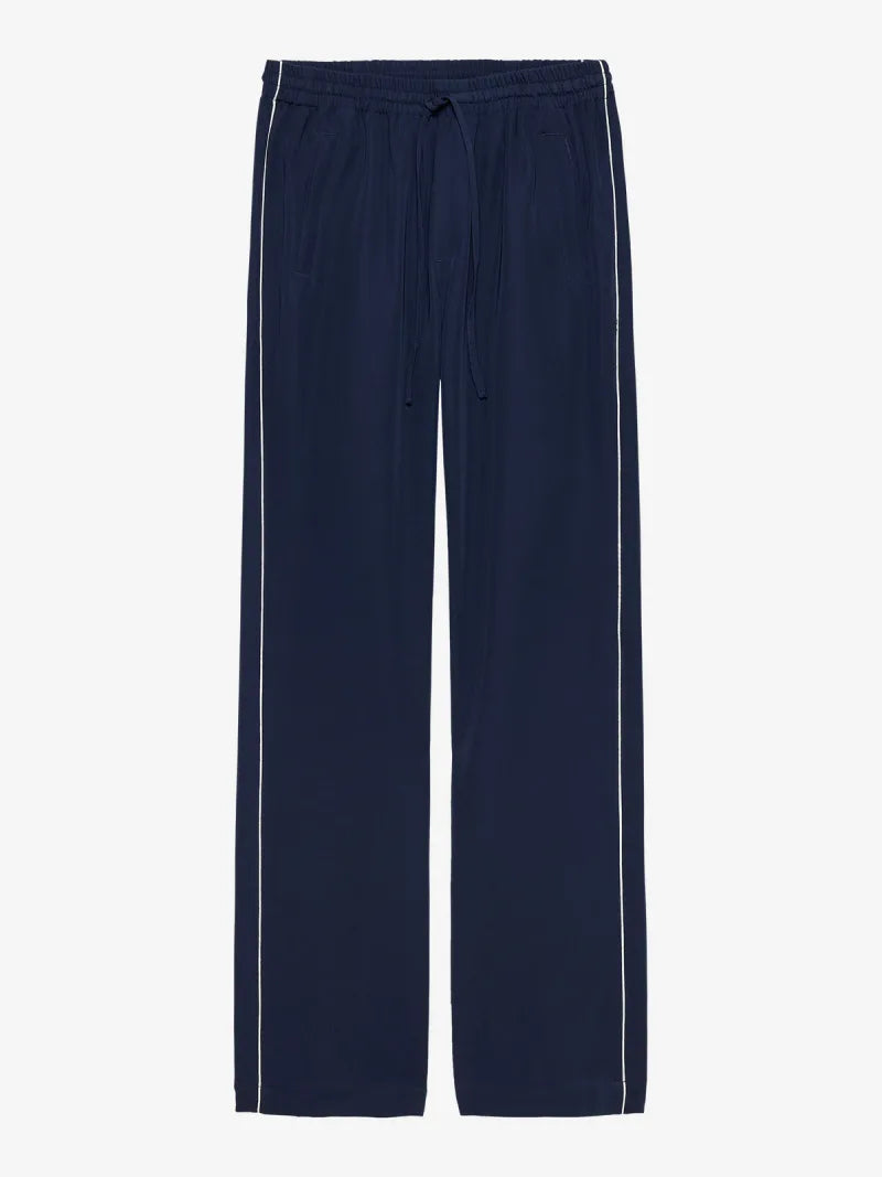 Tracksuit Trousers With Piping van Catwalk Junkie, kleur Navy Blazer