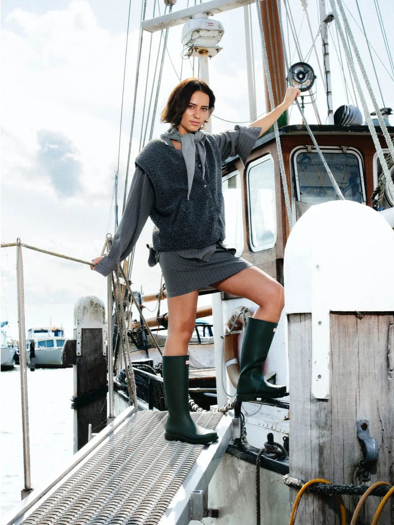 Triangle Scarf van Catwalk Junkie, kleur Grey Melange