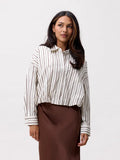 Tuck In Blouse van Catwalk Junkie, kleur cream