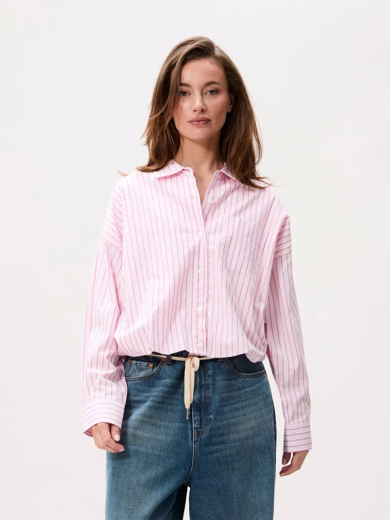 Tuck In Blouse van Catwalk Junkie, kleur Pink