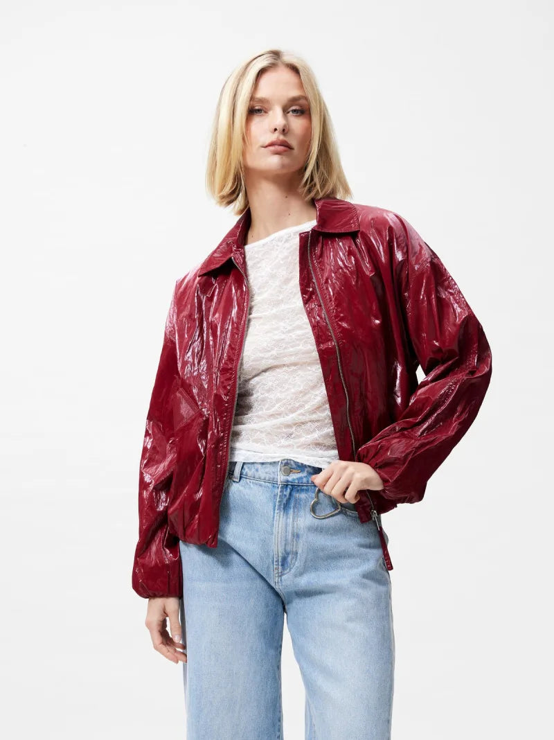 Tuck In Jacket van Catwalk Junkie, kleur Rhubarb