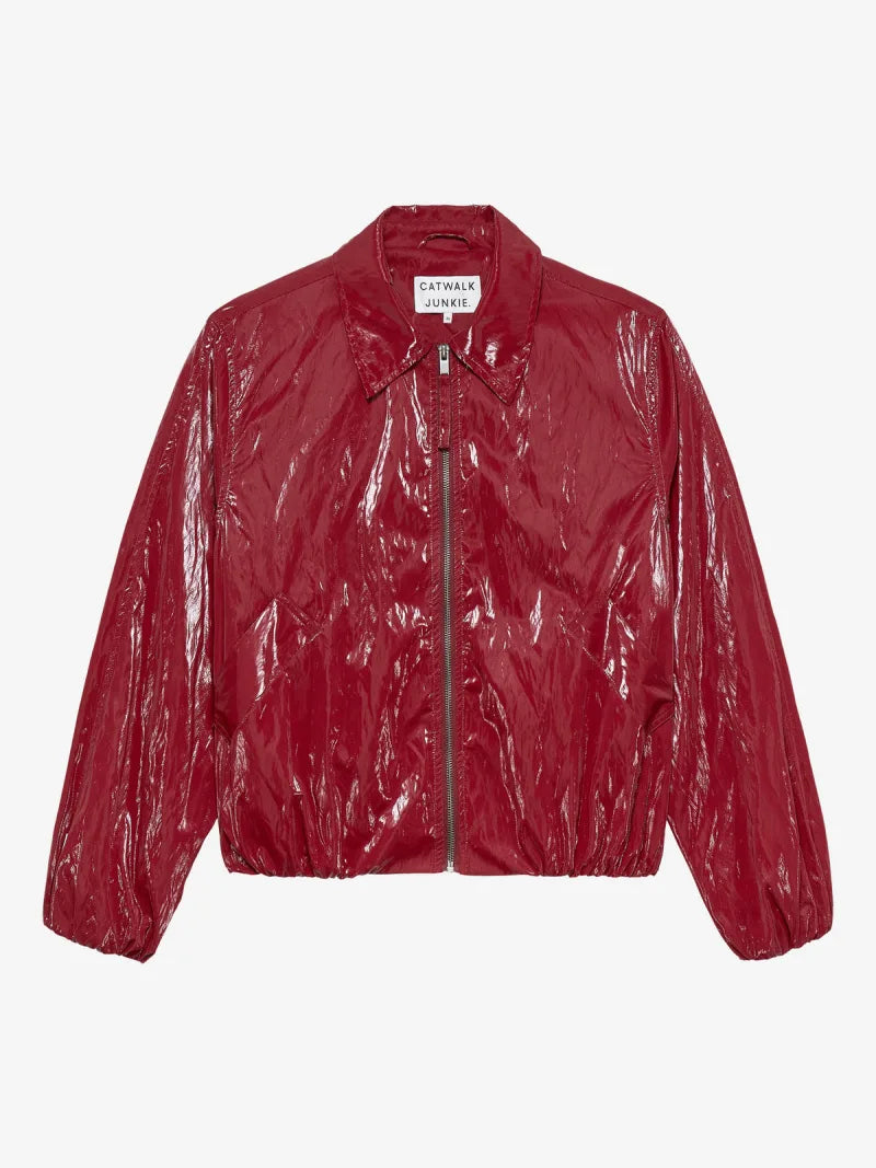 Tuck In Jacket van Catwalk Junkie, kleur Rhubarb