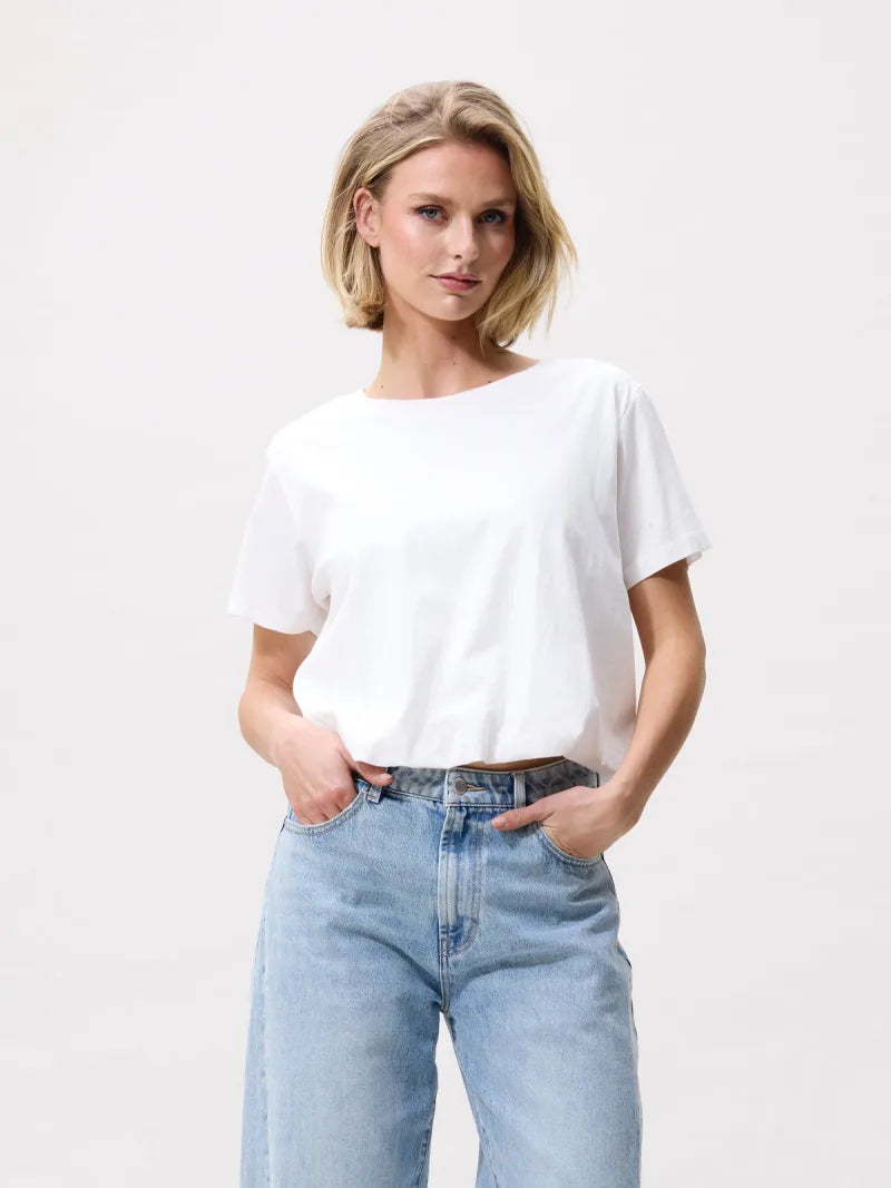 Tuck In Tshirt van Catwalk Junkie, kleur Off White