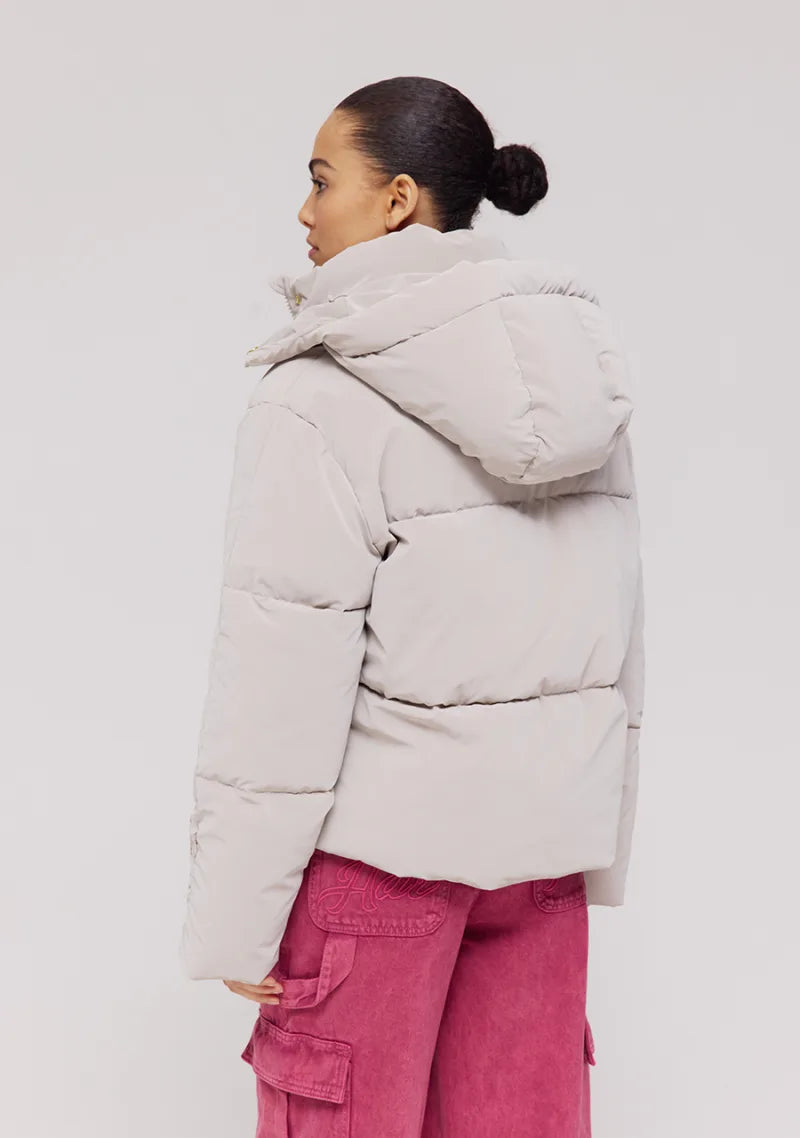 Winterjas Abbie van Harper & Yve, kleur Stone