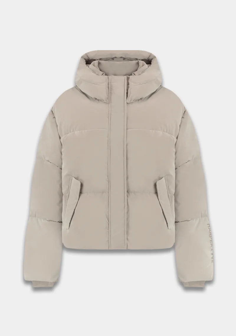 Winterjas Abbie van Harper & Yve, kleur Stone
