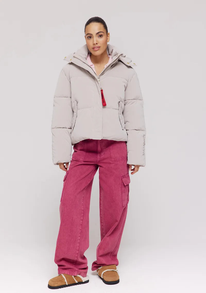 Winterjas Abbie van Harper & Yve, kleur Stone