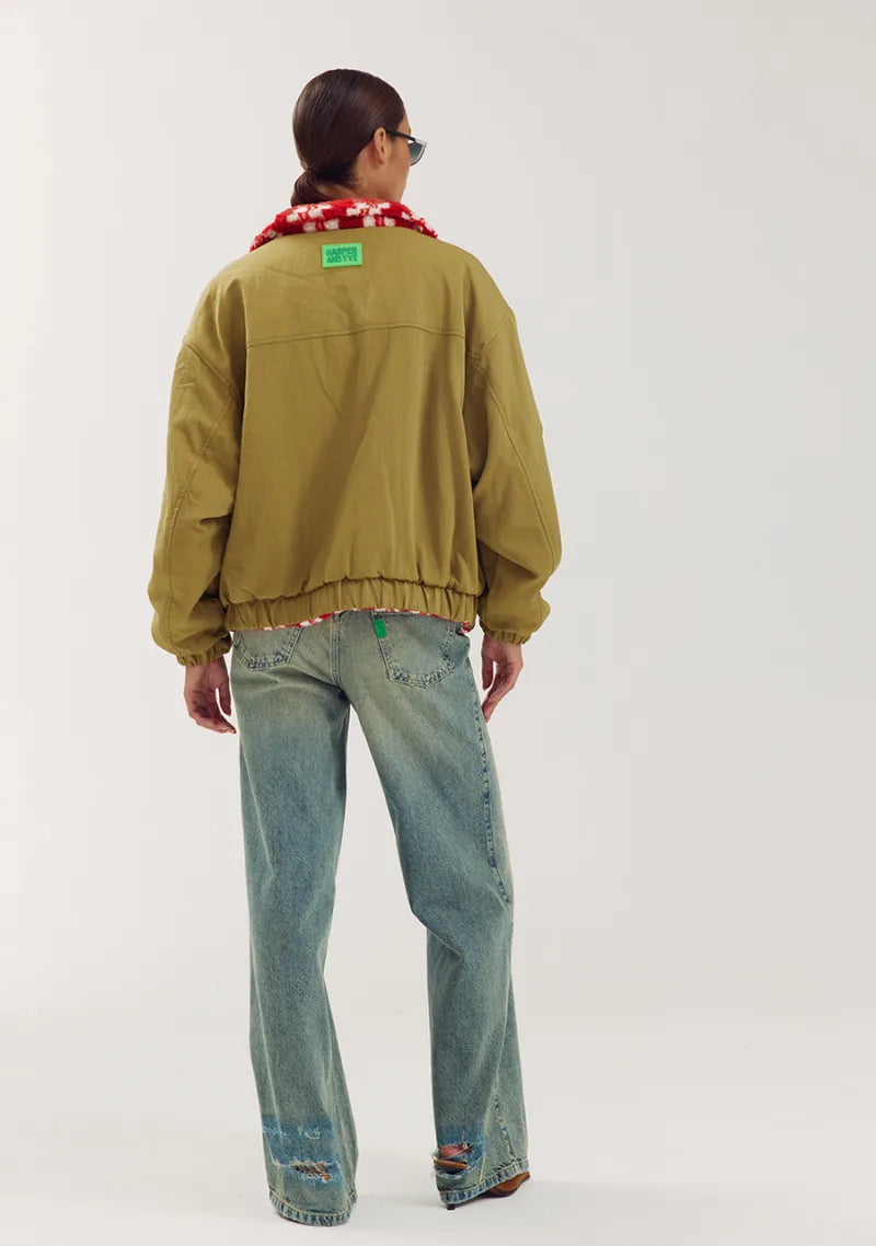 Jacket Bertje van Harper & Yve, kleur Check/Khaki