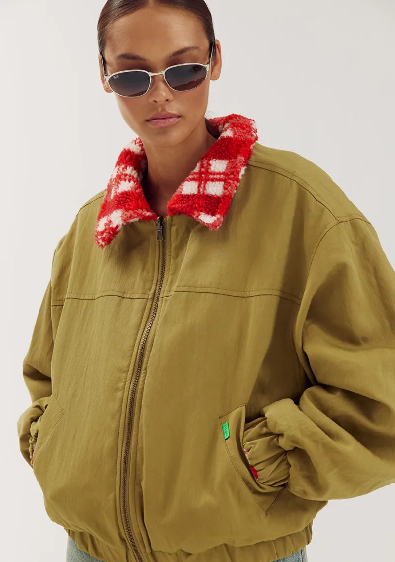Jacket Bertje van Harper & Yve, kleur Check/Khaki