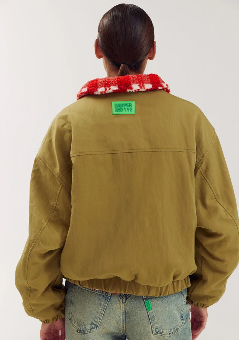 Jacket Bertje van Harper & Yve, kleur Check/Khaki