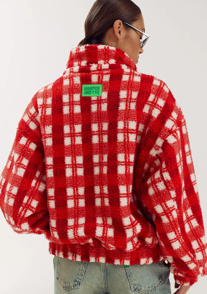 Jacket Bertje van Harper & Yve, kleur Check/Khaki