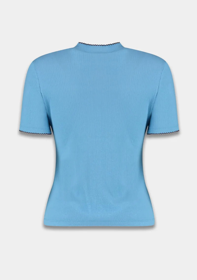 Cammy Top van Harper & Yve, kleur Daydream Blue