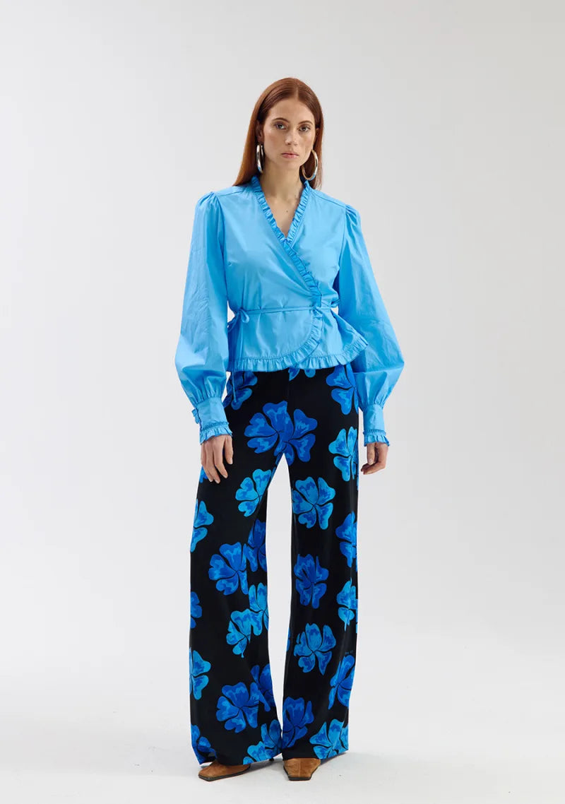 Blouse Coby van Harper & Yve, kleur Salty Water