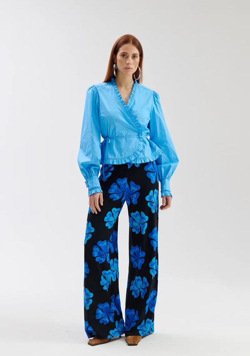 Blouse Coby van Harper & Yve, kleur Salty Water