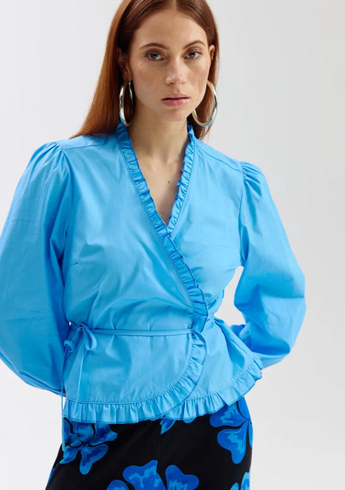 Blouse Coby van Harper & Yve, kleur Salty Water
