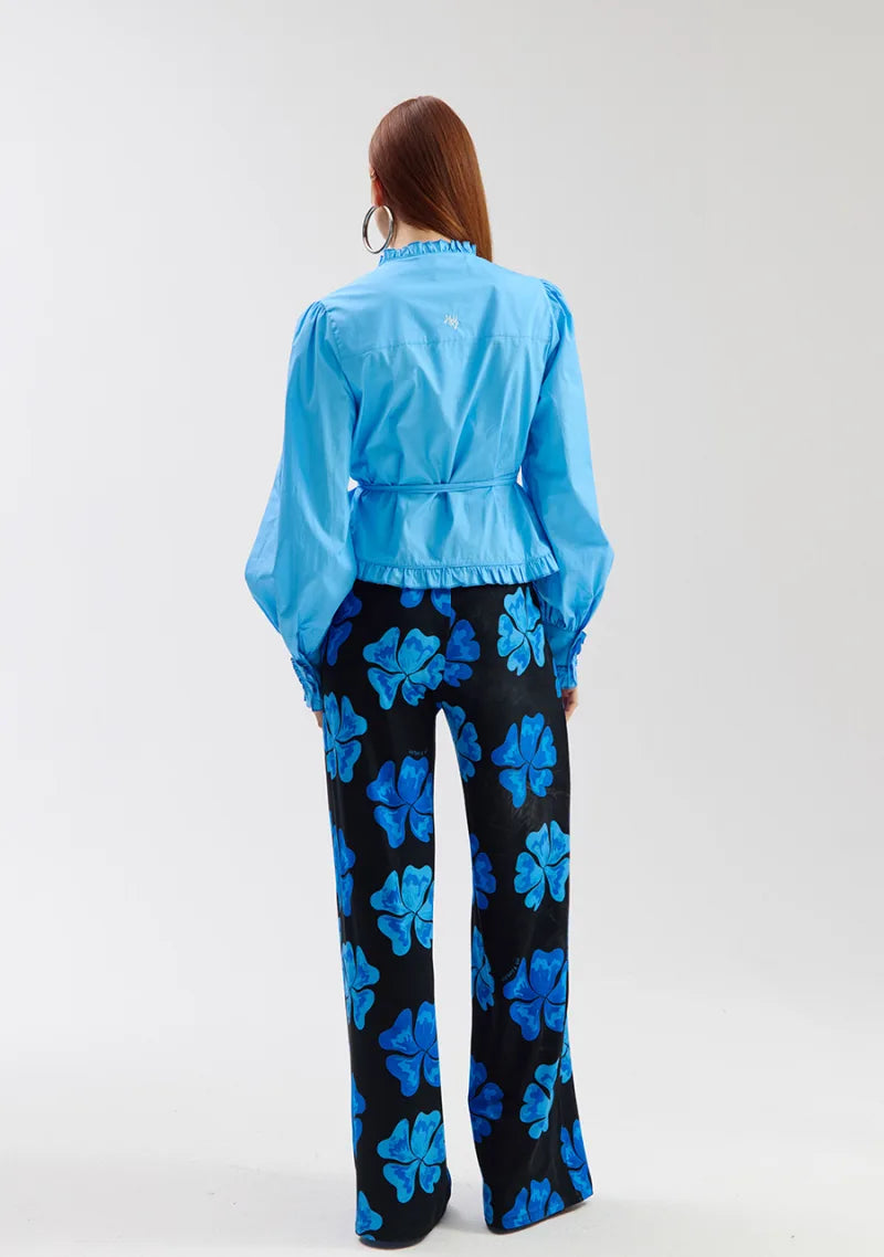 Blouse Coby van Harper & Yve, kleur Salty Water