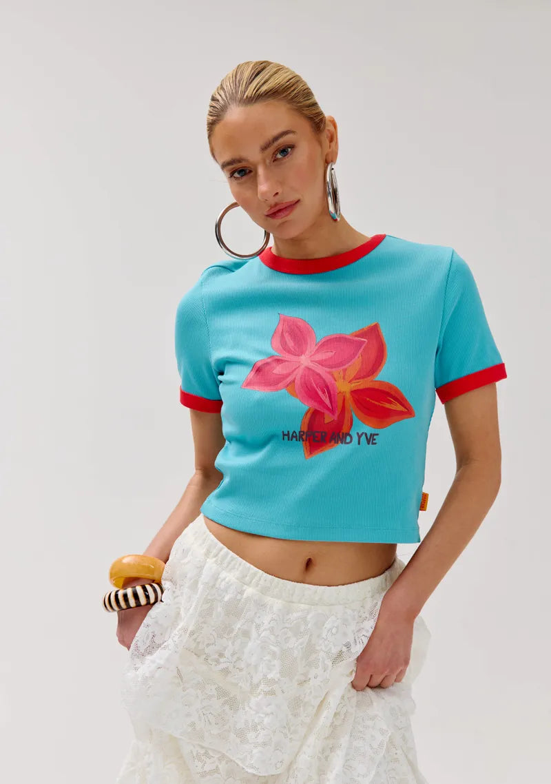 Top Emmy van Harper & Yve, kleur Baby Blue