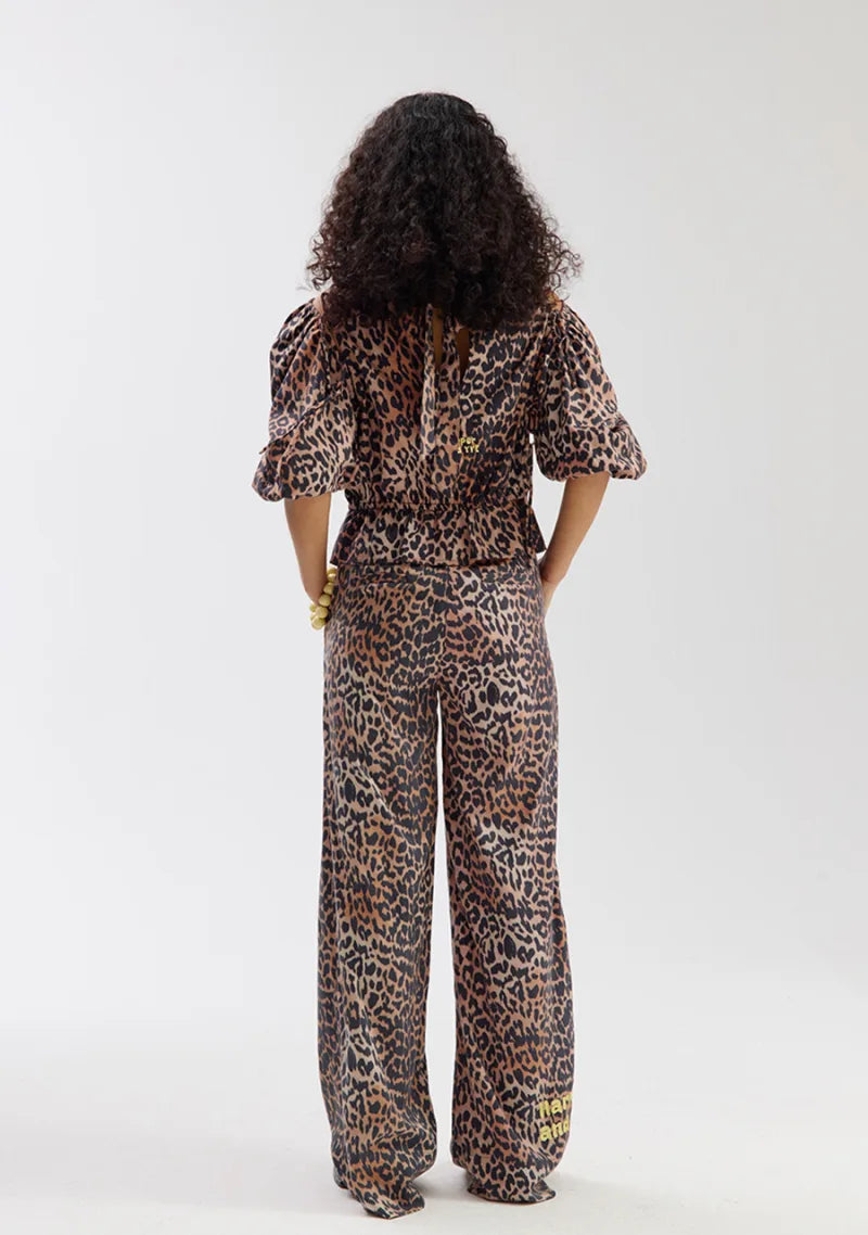 Blouse Jacey van Harper & Yve, kleur Lexie Leopard