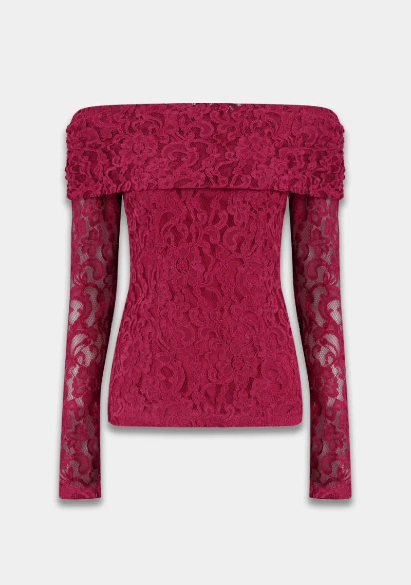 Top Jenthe van Harper & Yve, kleur Sangria