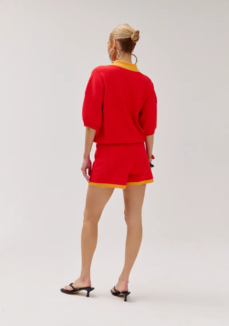 Short Loki van Harper & Yve, kleur Poppy Red