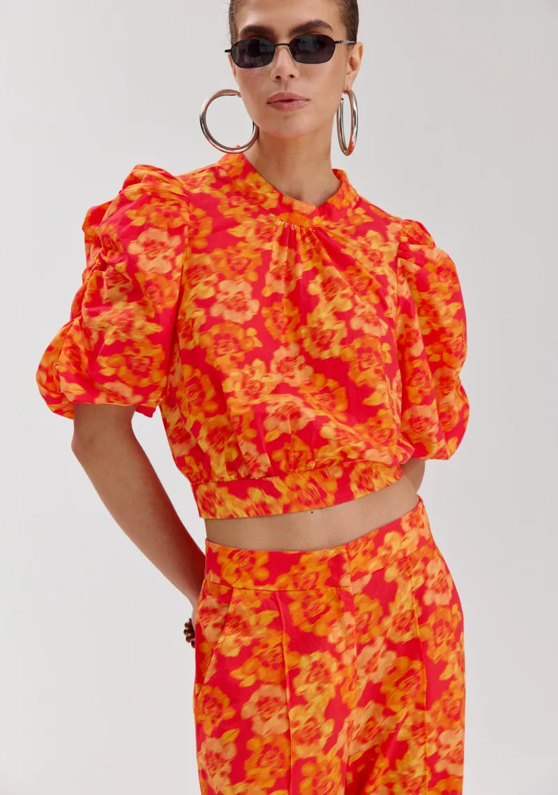 Blouse Macey van Harper & Yve, kleur Blurry Flower