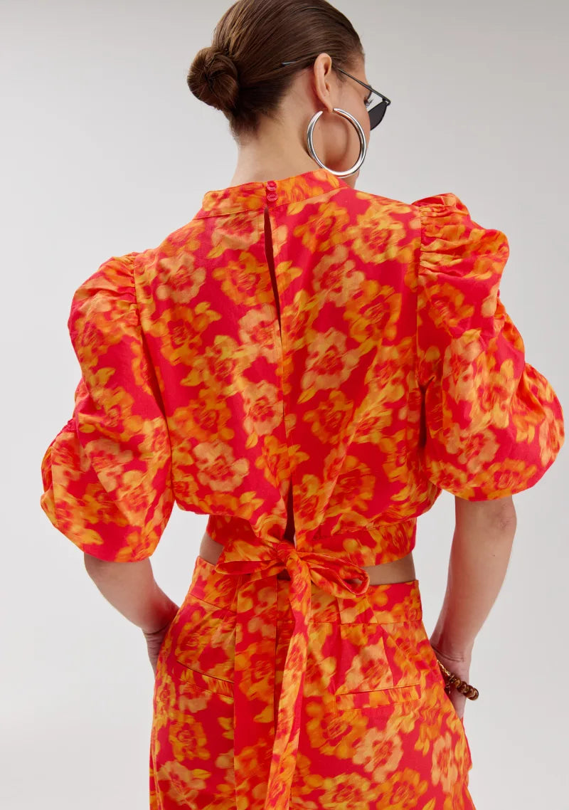 Blouse Macey van Harper & Yve, kleur Blurry Flower