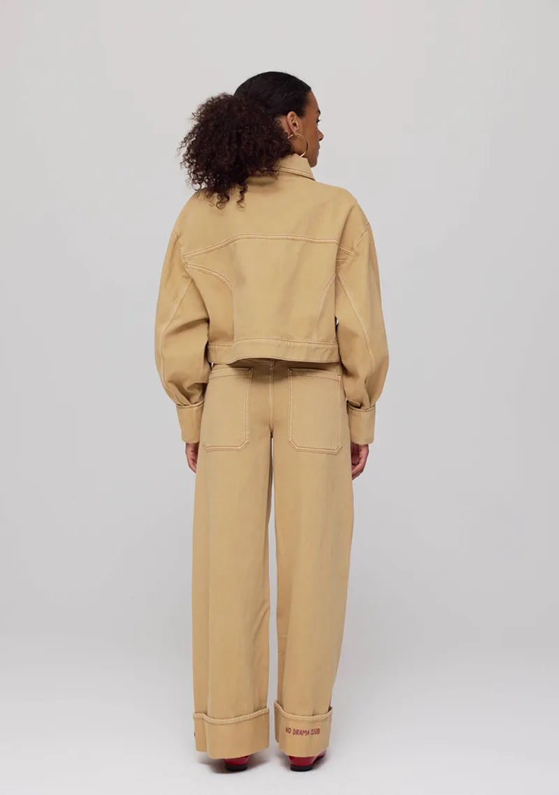 Jeans Madelynn van Harper & Yve, kleur Beige