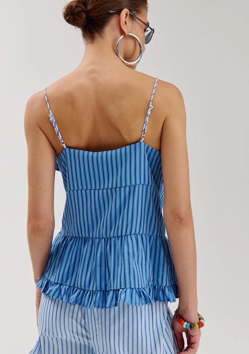 Top Maren van Harper & Yve, kleur Blue Stripe