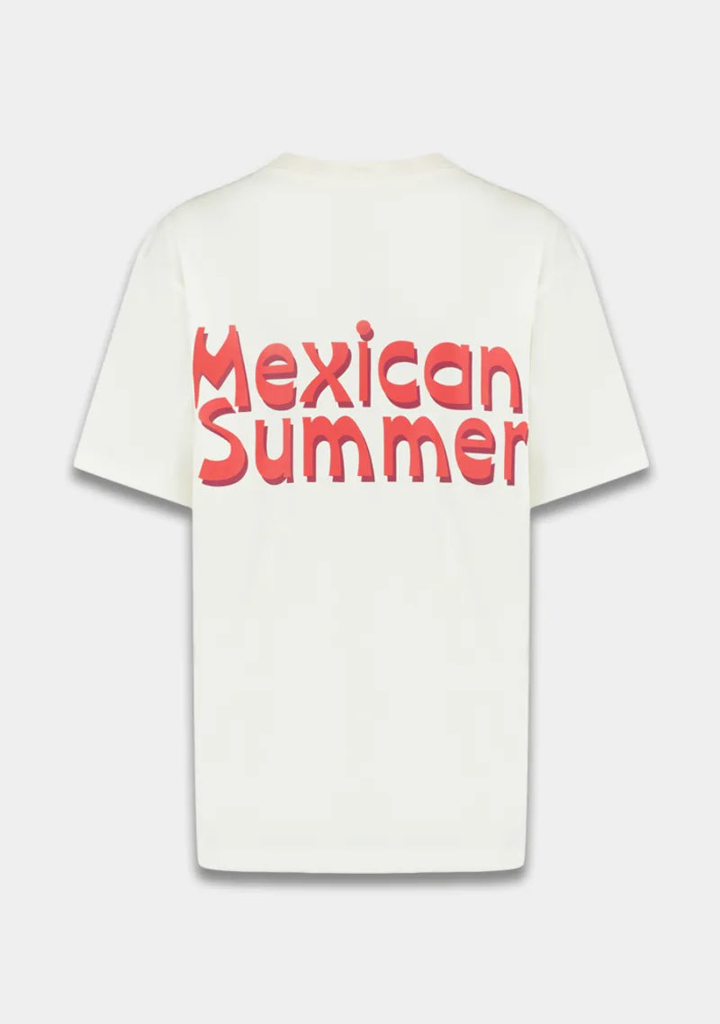 T-shirt Mexican back van Harper & Yve, kleur Ecru