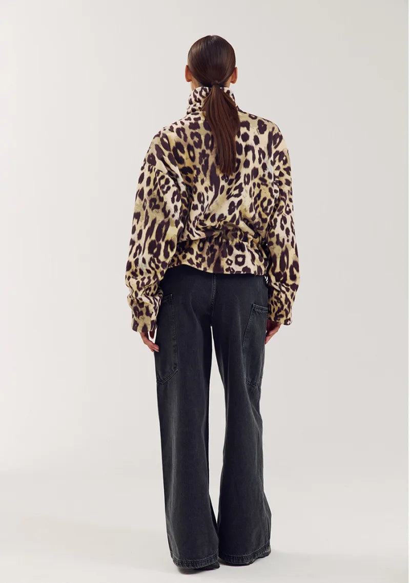 Mina Longsleeve van Harper & Yve, kleur Wild Lexie Leopard