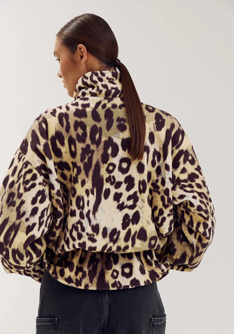Mina Longsleeve van Harper & Yve, kleur Wild Lexie Leopard