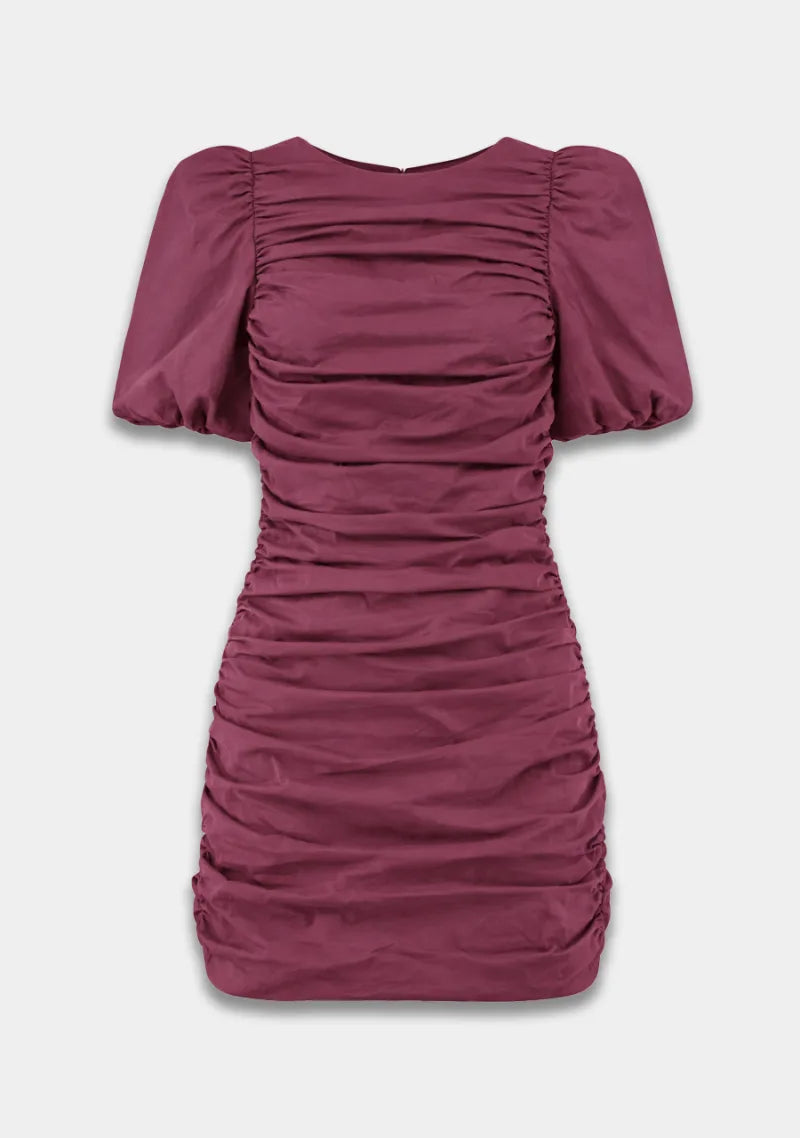 Jurk Nils van Harper & Yve, kleur Cassis