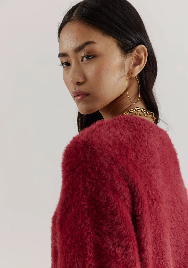 Nina Jumper van Harper & Yve, kleur Ruby Red