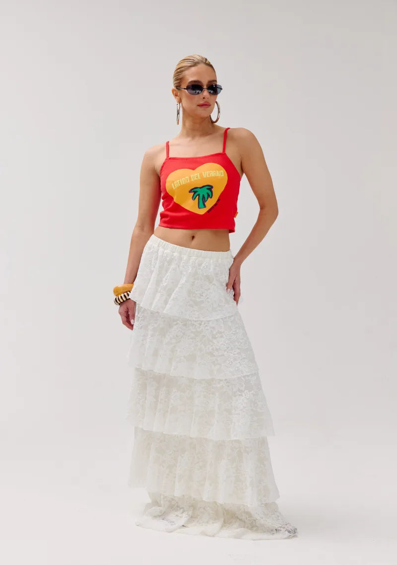 Rok Noue van Harper & Yve, kleur Ecru