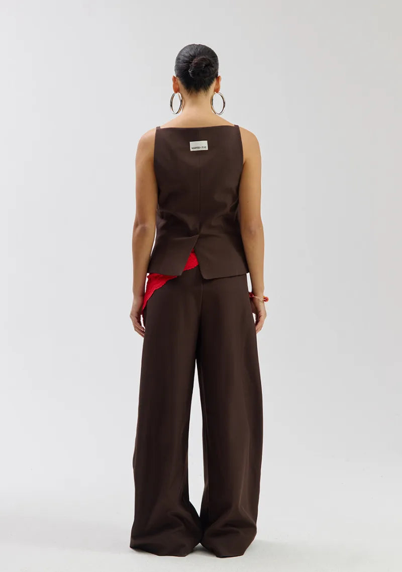Rey Gi van Harper & Yve, kleur Saddle Brown