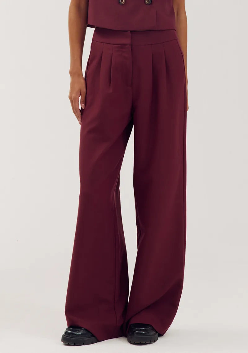 Sadie-Pants van Harper & Yve, kleur Tipsy Red