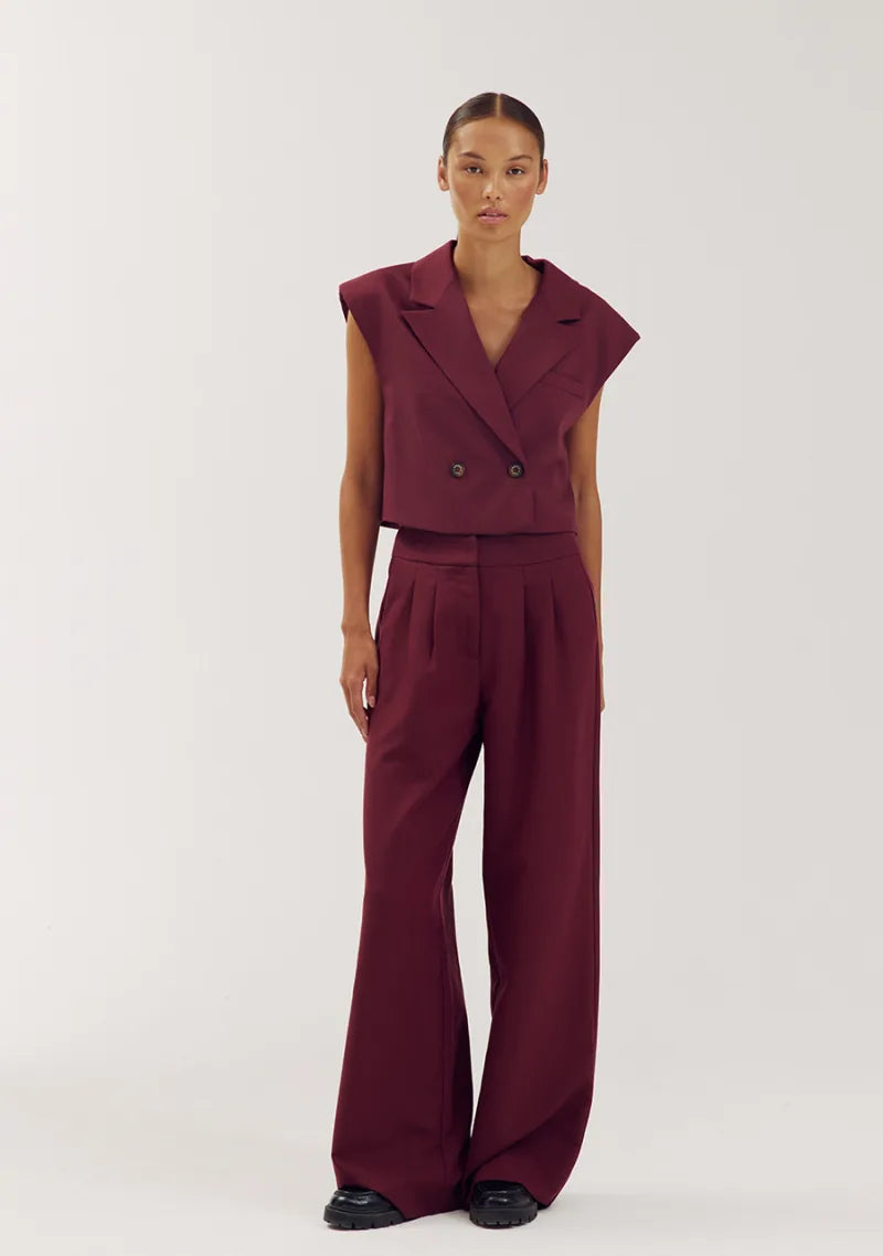 Sadie-Pants van Harper & Yve, kleur Tipsy Red