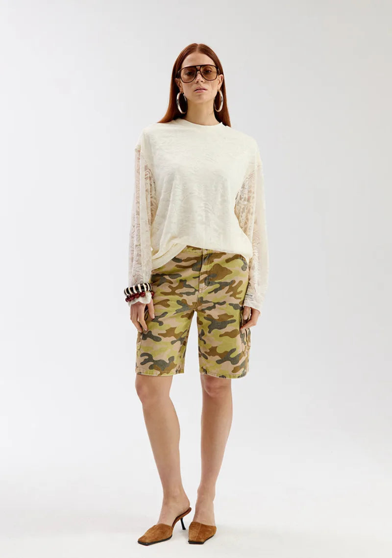 Short Scott van Harper & Yve, kleur Green Camo