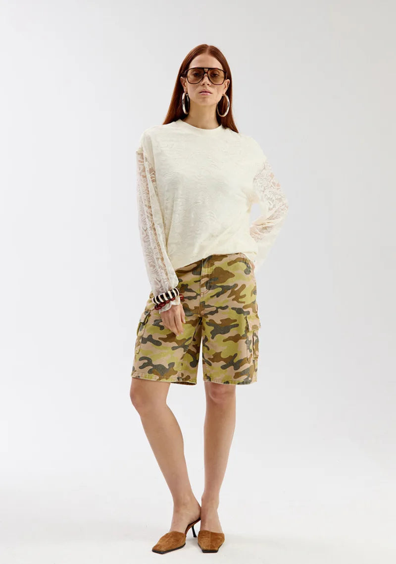 Short Scott van Harper & Yve, kleur Green Camo